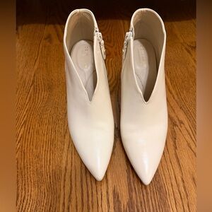 Cole Haan Women's Ivory Ankle Booties